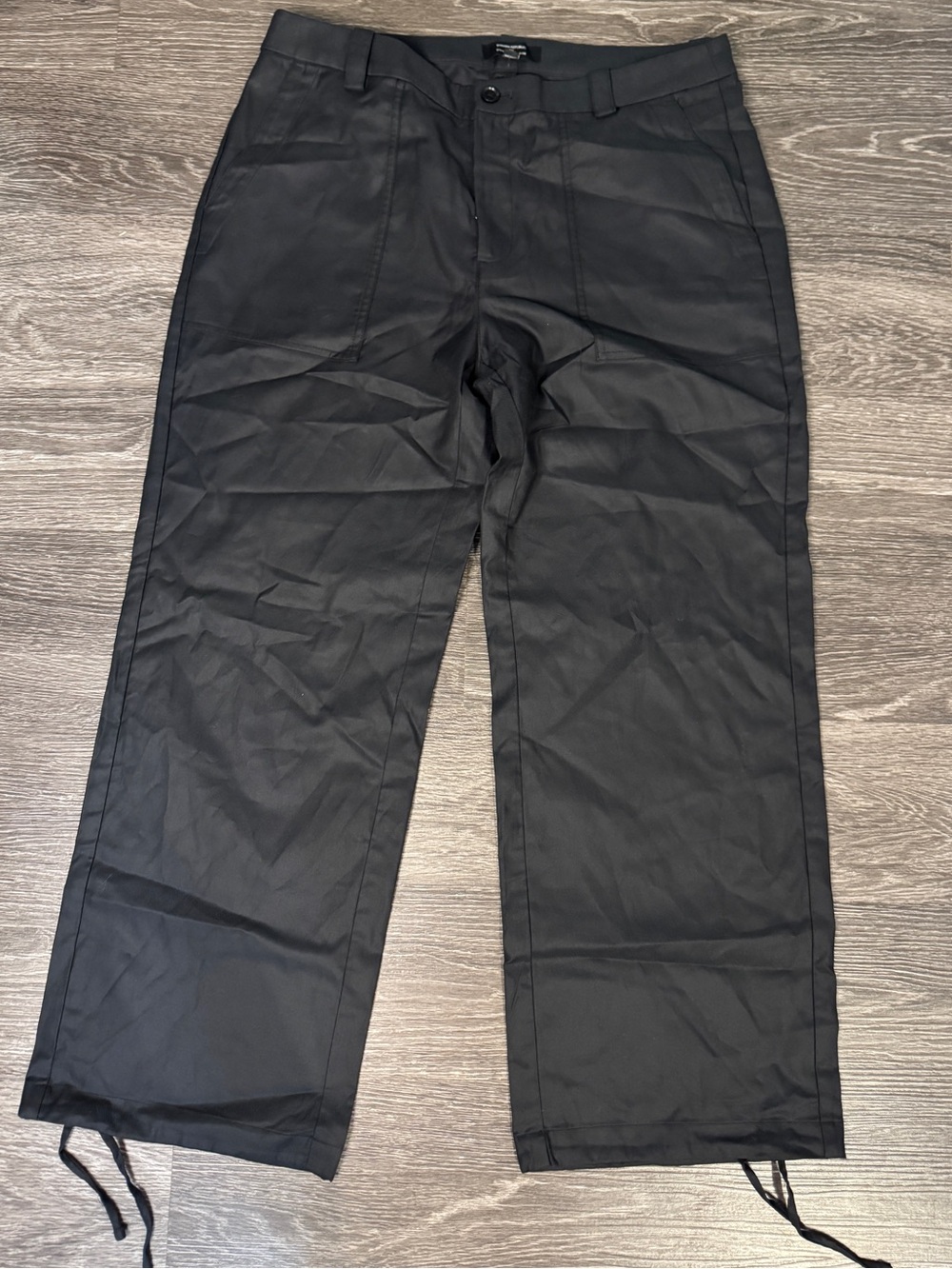 Banana Republic NWT High Rise Chino Utility Pants Black Size 14